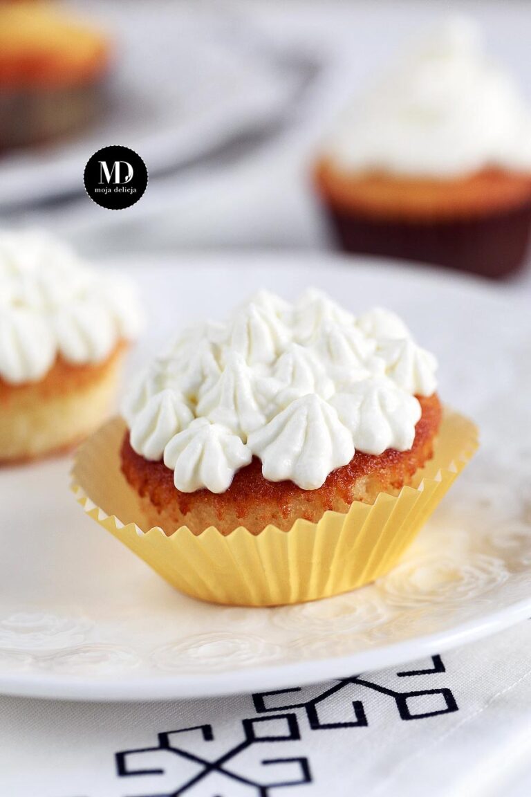 Muffinki cytrynowe - najlepsze - wersja bez miksera