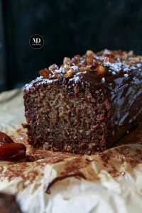 Ciasto daktylowe z kokosem bez cukru - bez miksera