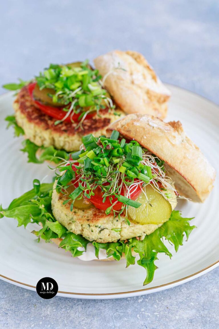 Tofu Burger, czyli burger z tofu.